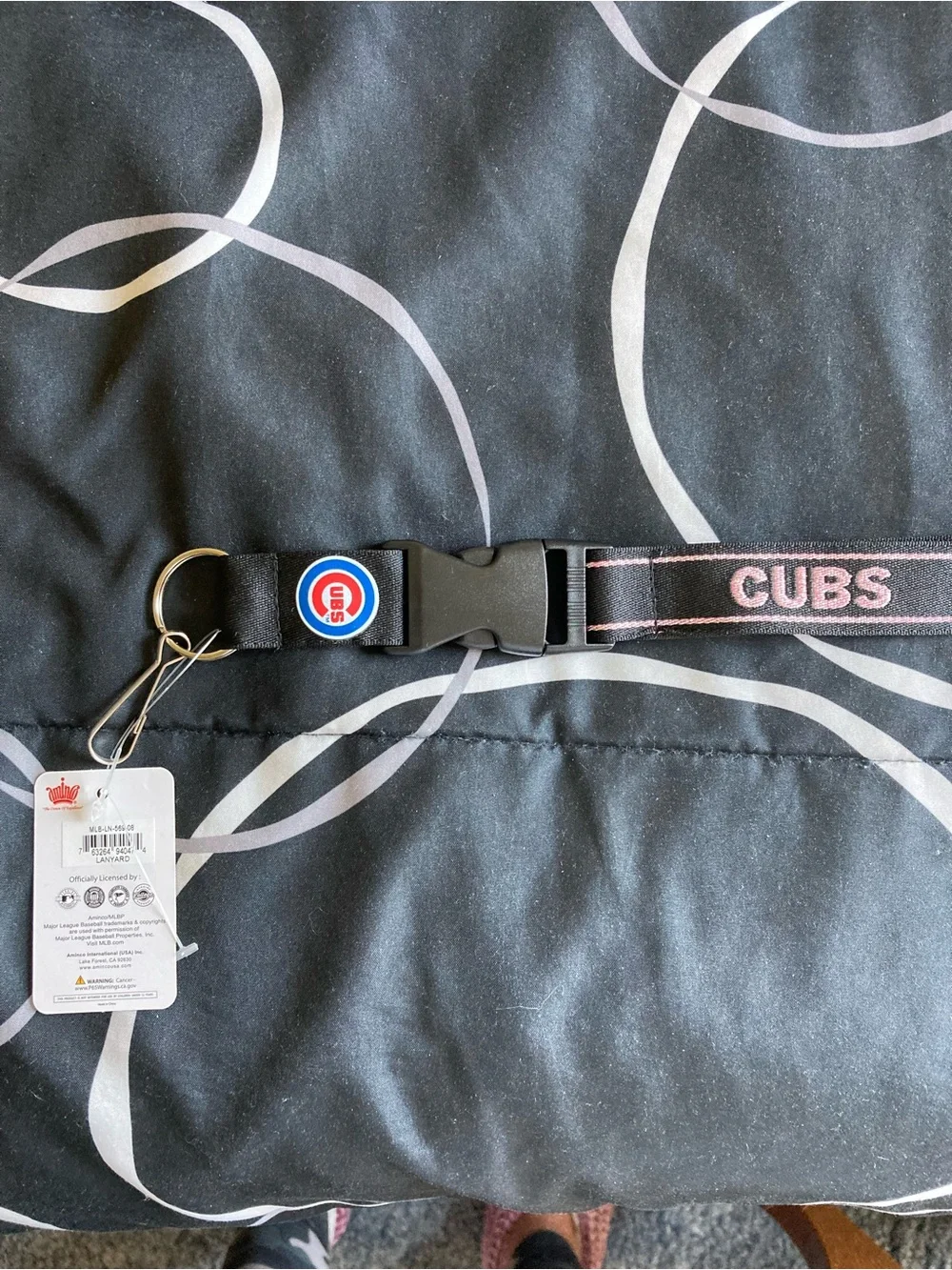 Chicago Cubs Lanyard with Badge Clip